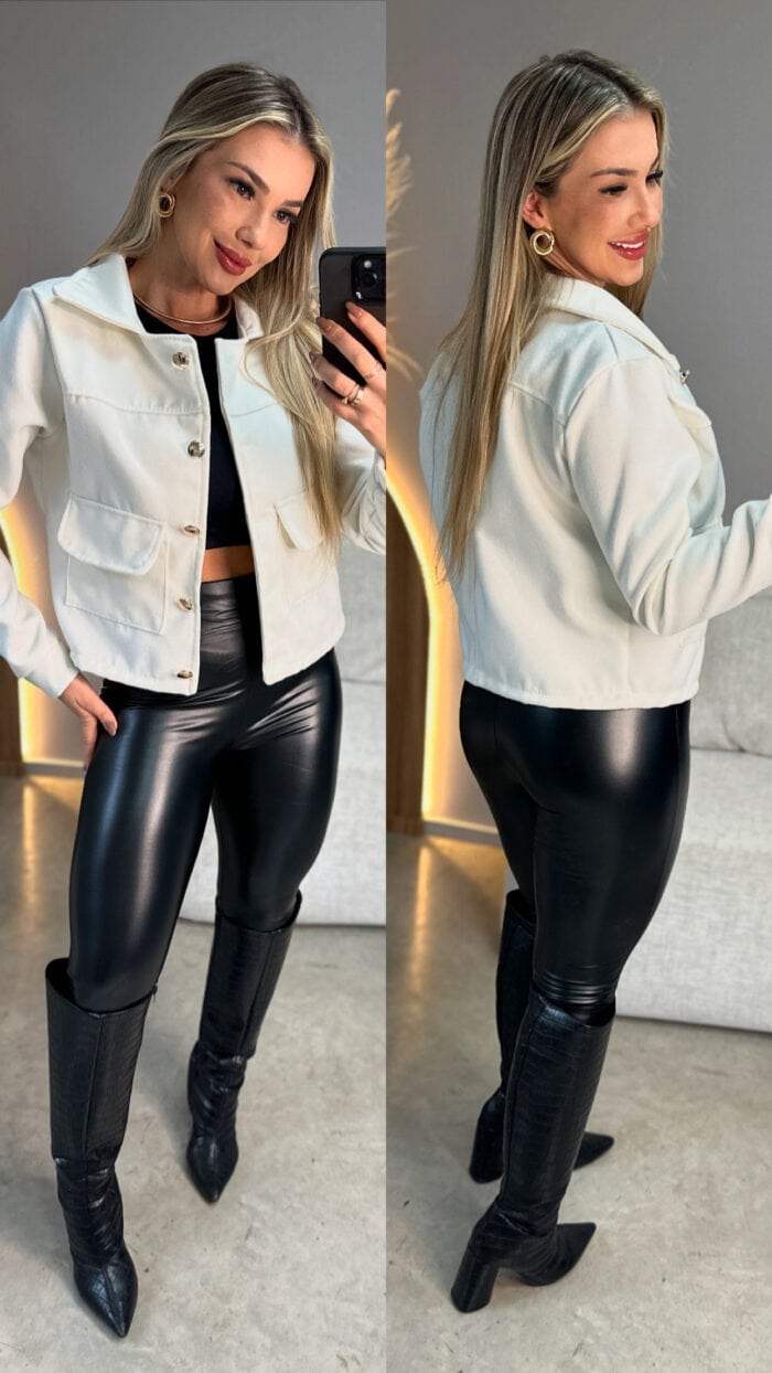 casaco charlote cinza casaco charlote cinza