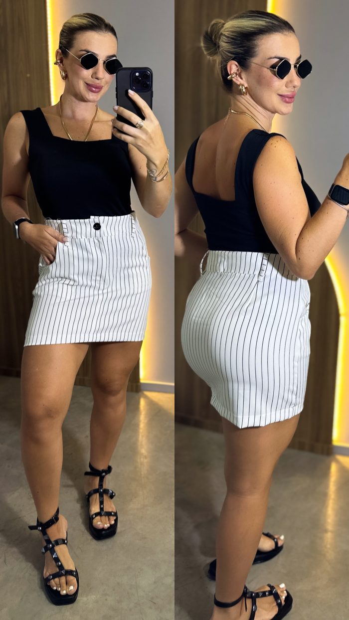 [duplicate] saia alfaiataria preto listra