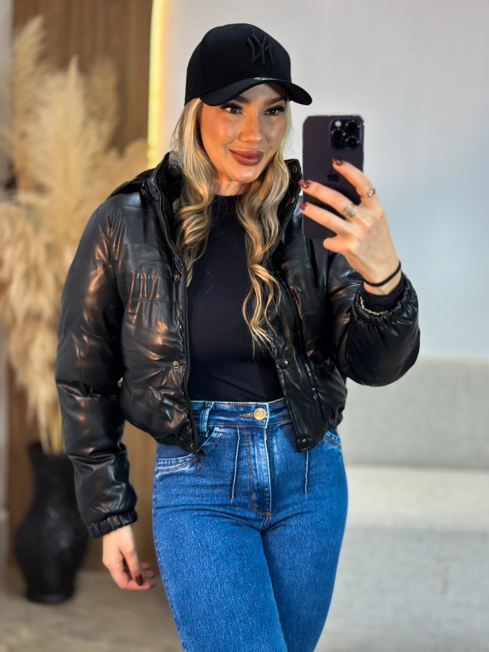 jaqueta puffer preto