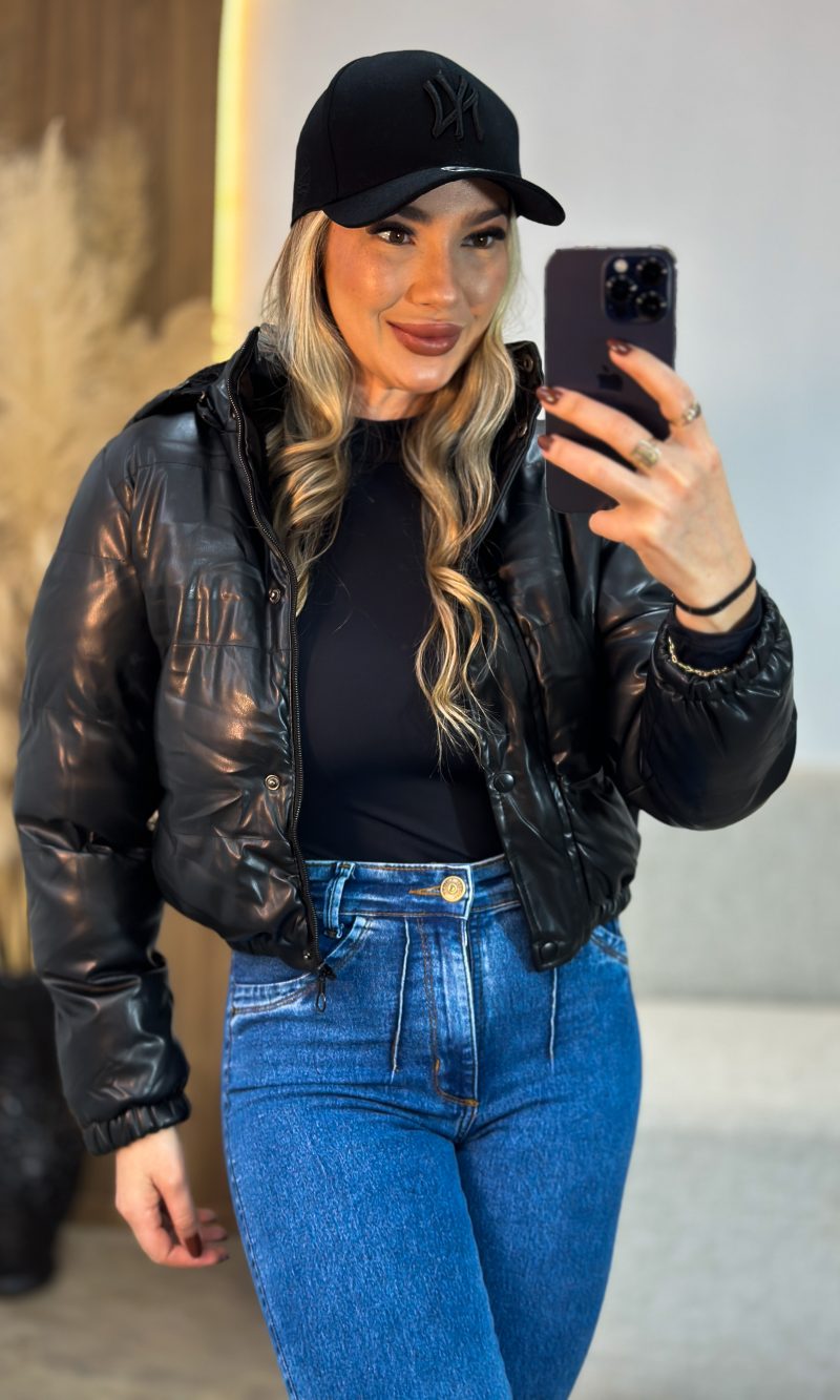 jaqueta puffer preto