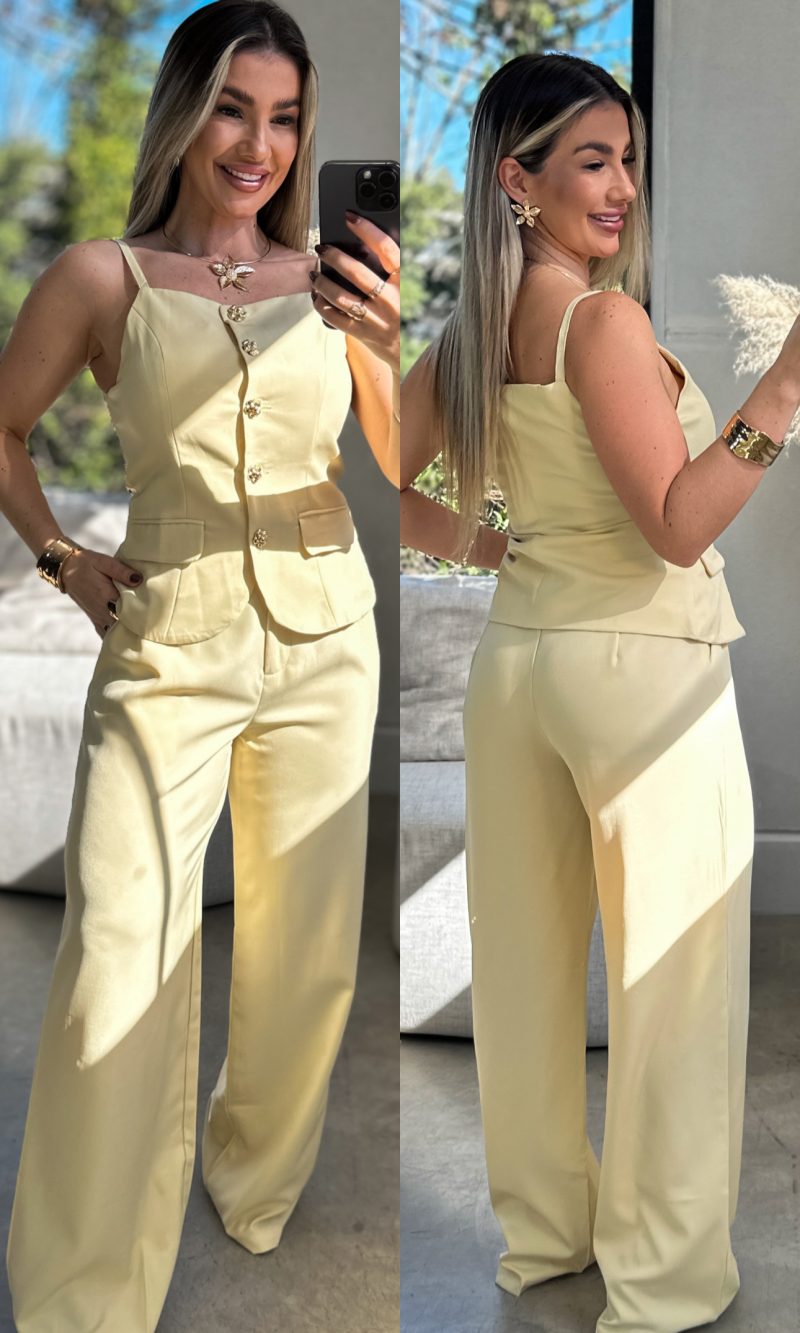 conjunto lucine amarelo