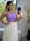 blusa helena lilas