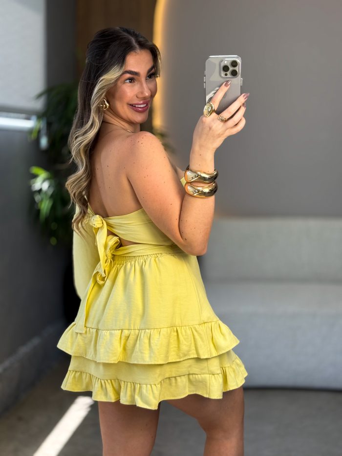 macaquinho yasmim amarelo macaquinho yasmim amarelo