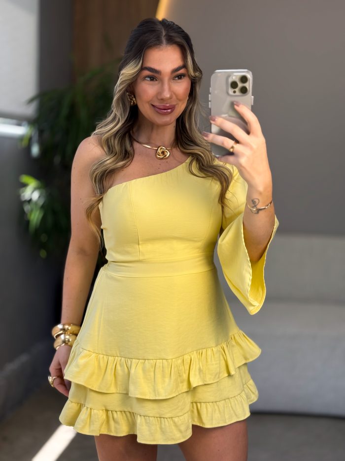 macaquinho yasmim amarelo