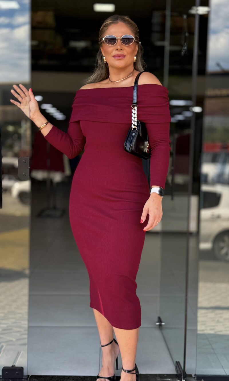 vestido milena preto