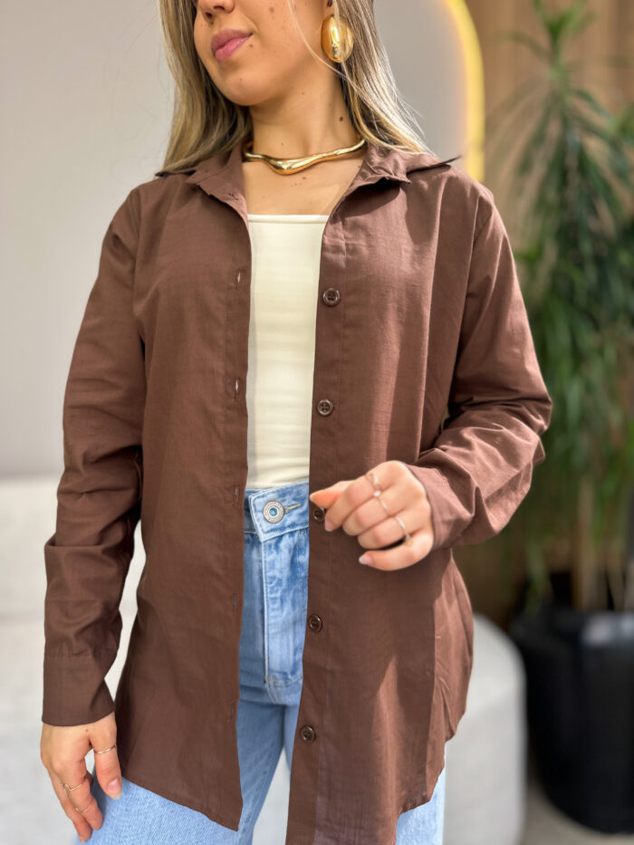 camisa zuri azul camisa zuri azul