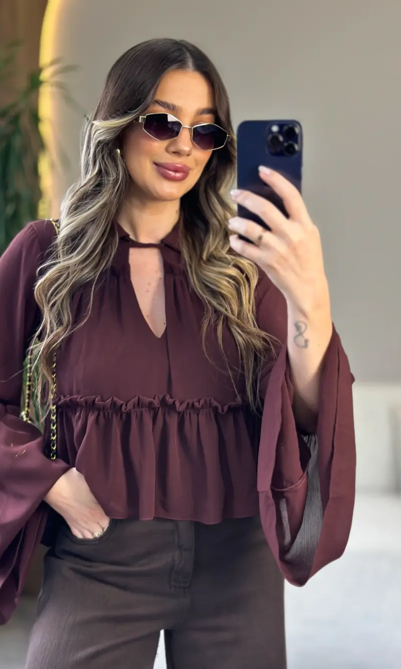 blusa esmeralda preto