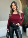 blusa melissa bordo