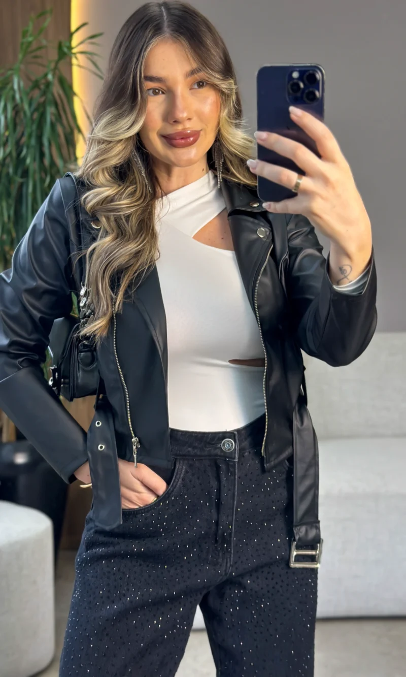 jaqueta carola preto jaqueta carola preto