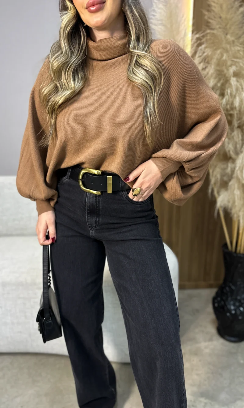 blusa ofelia marrom