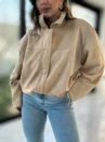 jaqueta suede zara preto