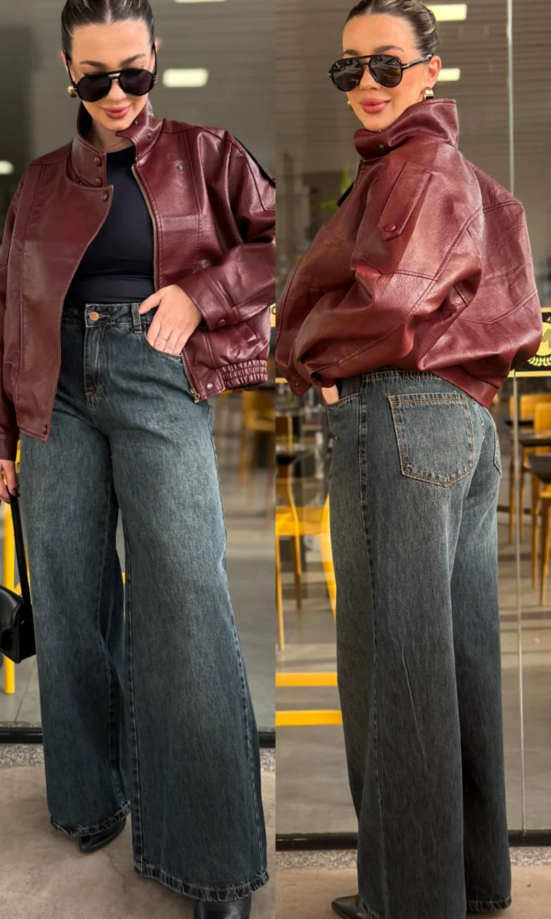 calça wide leg consciência