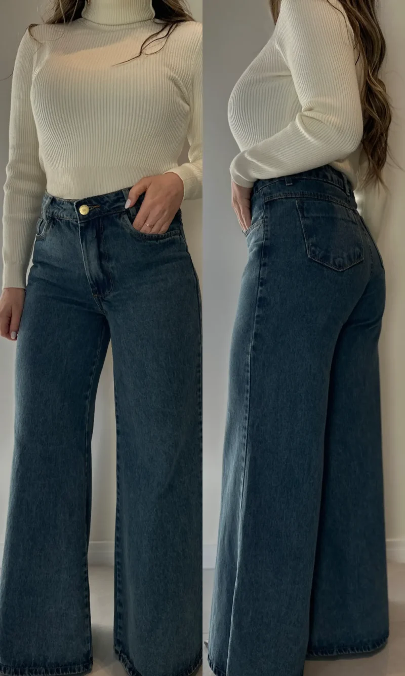 calça wide leg anitta