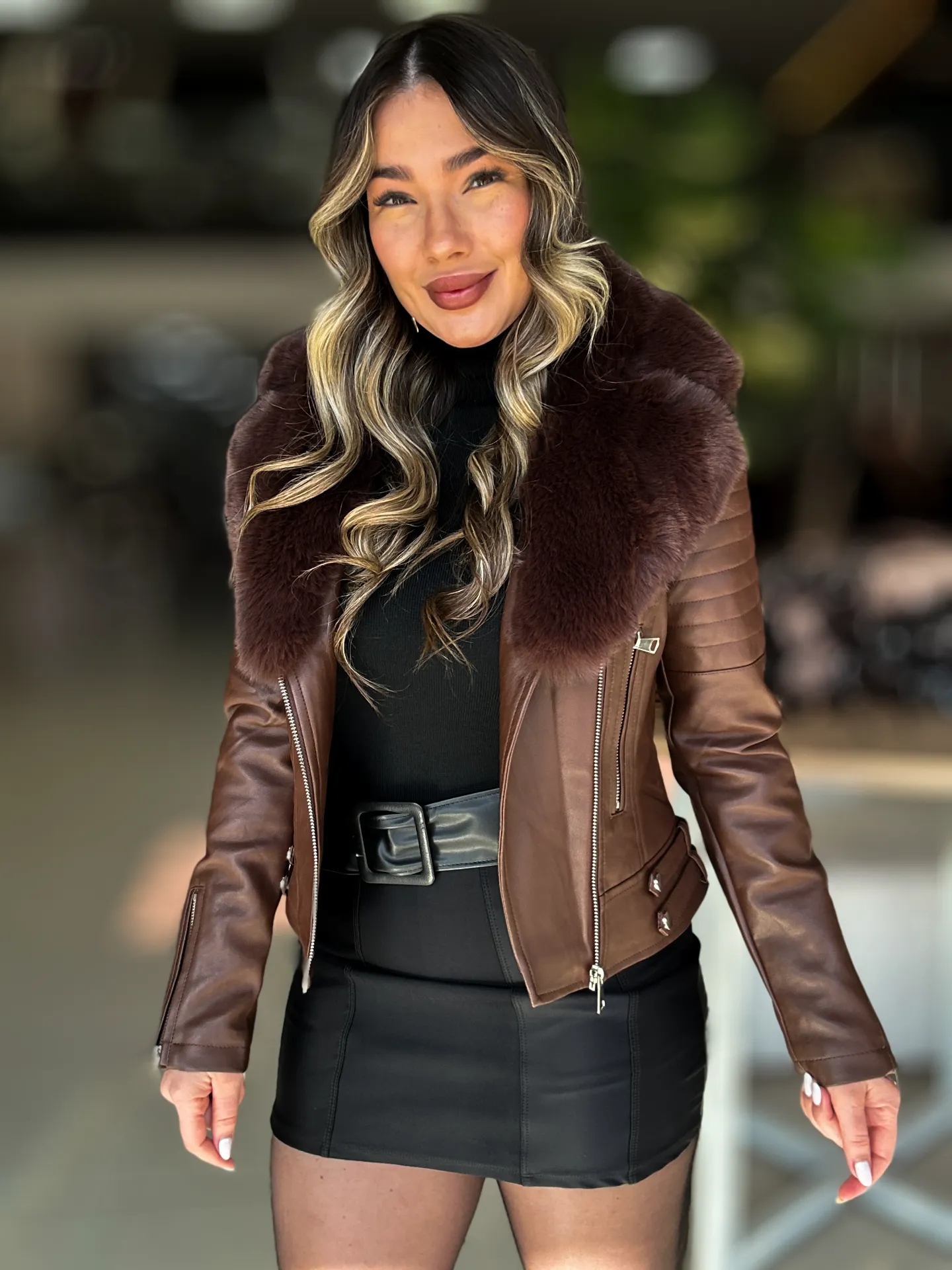 jaqueta ramona marrom jaqueta ramona marrom