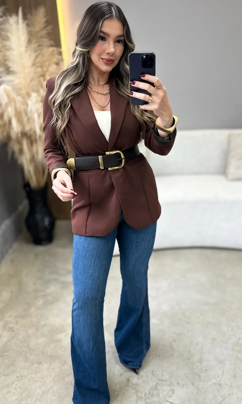 blazer antônia marrom blazer antônia marrom
