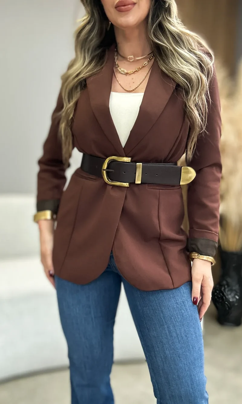 blazer antônia marrom