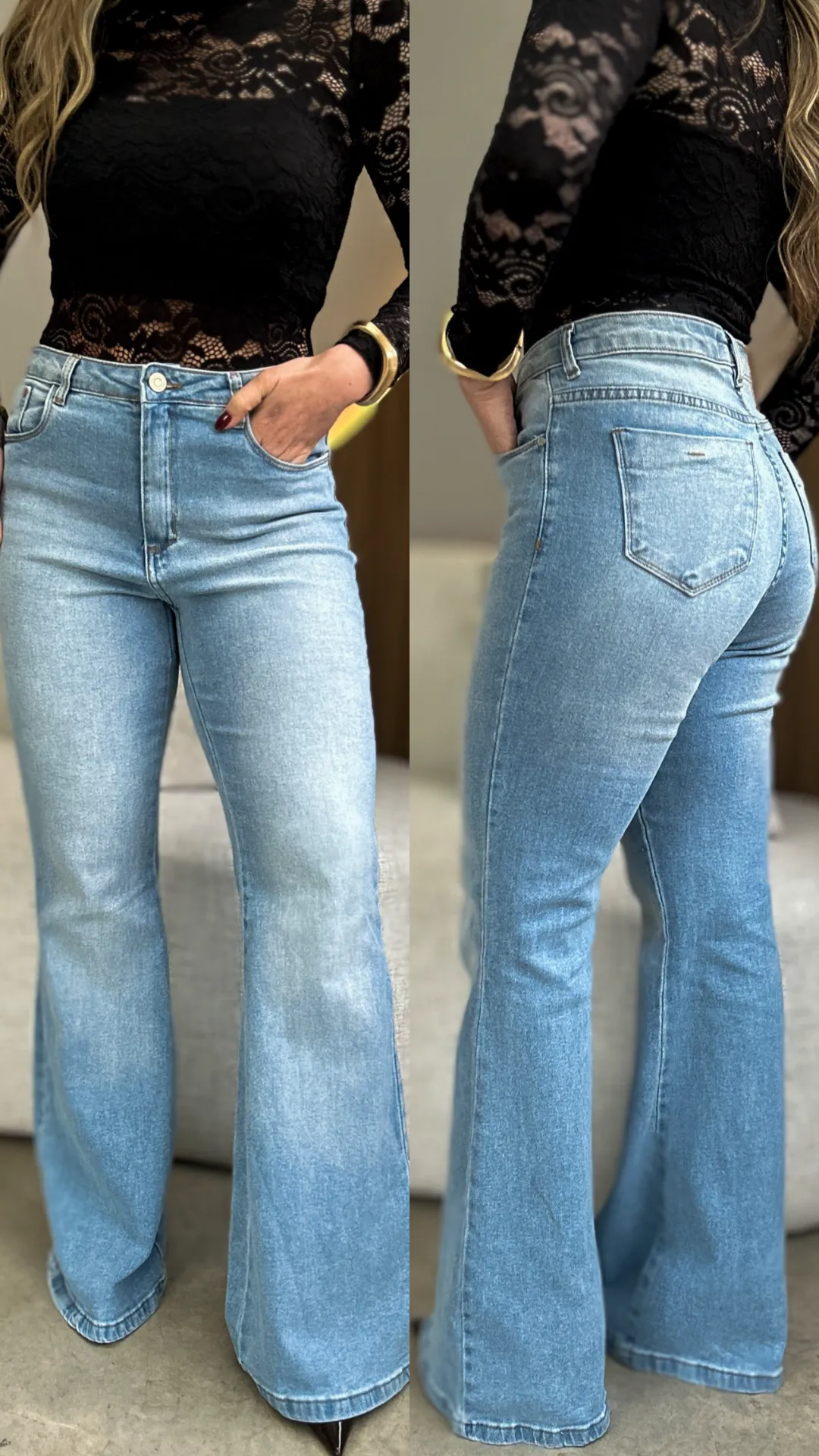 calça flare consciência calça flare consciência
