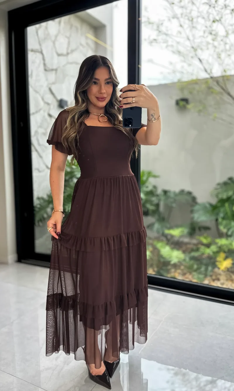 vestido elis preto