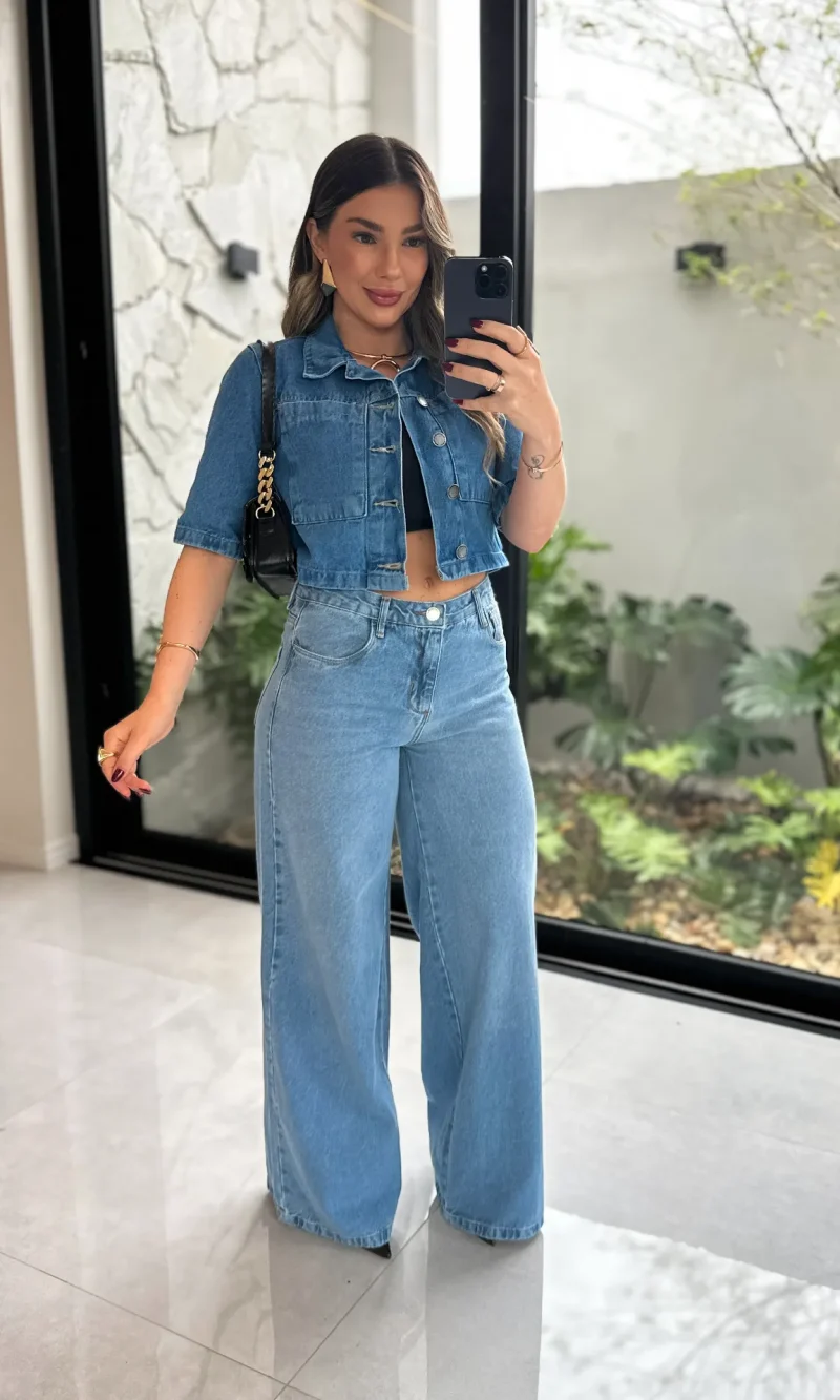 camisa jeans flavia