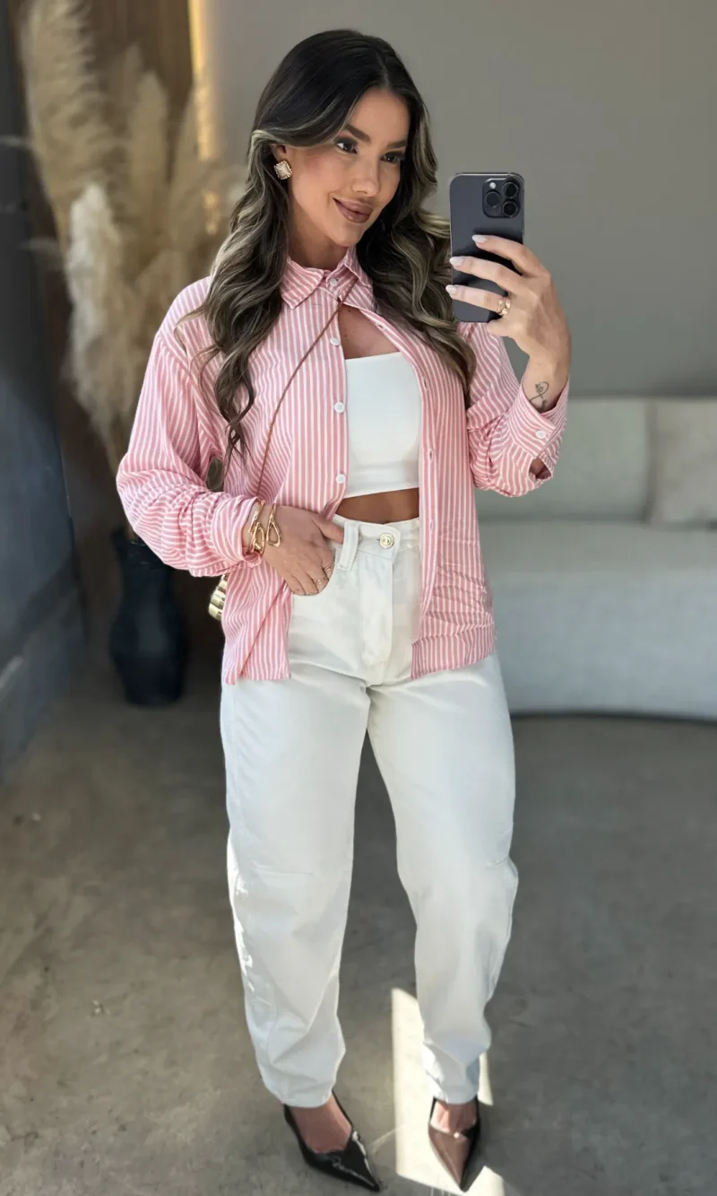 camisa fernanda rosa
